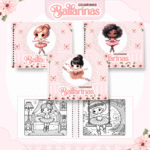 Bailarina - Livro de Colorir (Pamella Vieira)