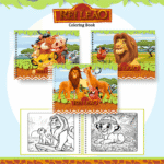 Rei Leão - Livro de Colorir (Pamella Vieira)