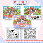 Fazendinha- Livro de Colorir (Pamella Vieira)