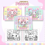 Páscoa Menina - Livro de Colorir (Pamella Vieira)