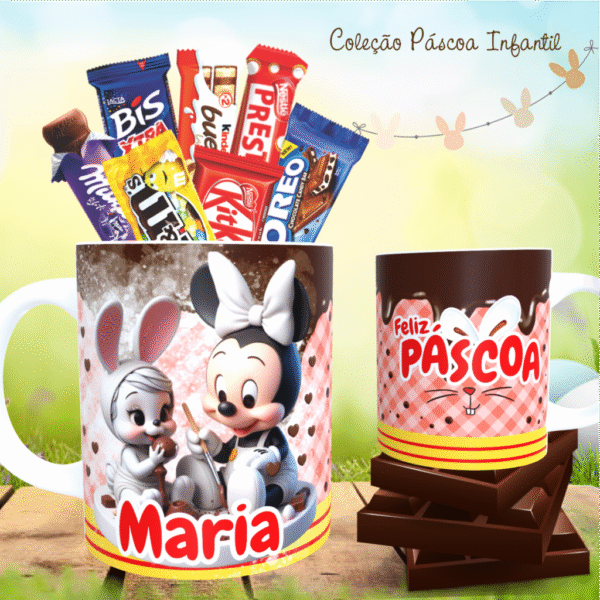 Coleção Páscoa Infantil - Artes para Caneca - Imagem 5