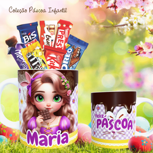Coleção Páscoa Infantil - Artes para Caneca - Imagem 10