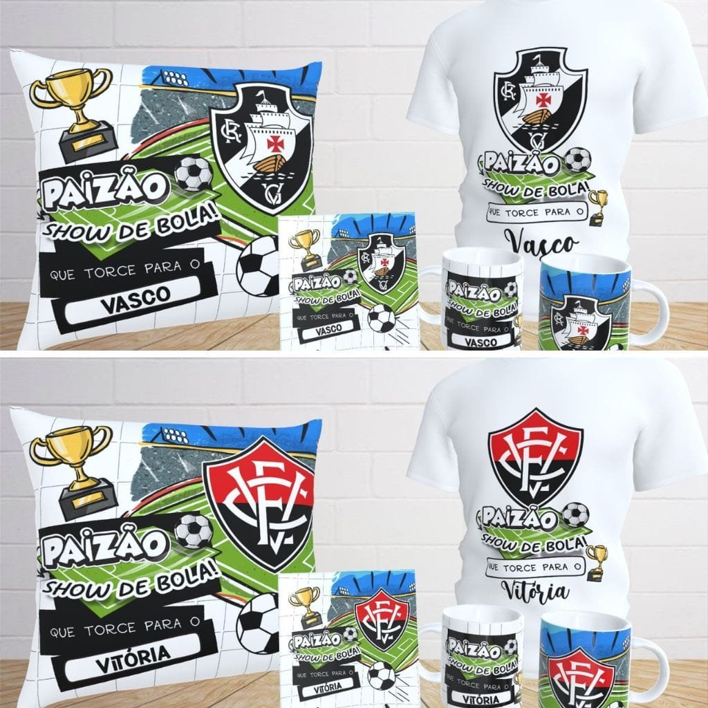 Maria-Fumaca-Pacote-Times-Paizao-7.jpg Pack Almofadas | Azulejos | Camisetas | Canecas - Times Paizão - Imagem 6