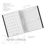 Combo Agenda Comercial 2024 com e sem horários - Imagem 3