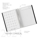Combo Agenda Comercial 2024 com e sem horários - Imagem 4
