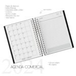Combo Agenda Comercial 2024 com e sem horários - Imagem 6