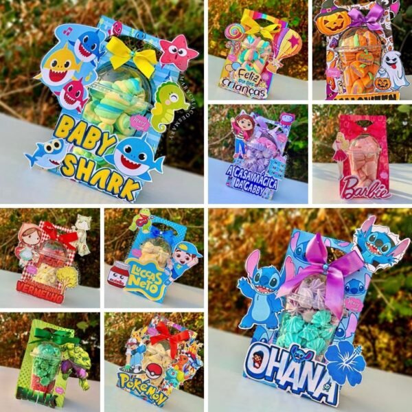 Pack Embalagens Copo Bolha 20 Temas - Dia das Crianças - Imagem 1