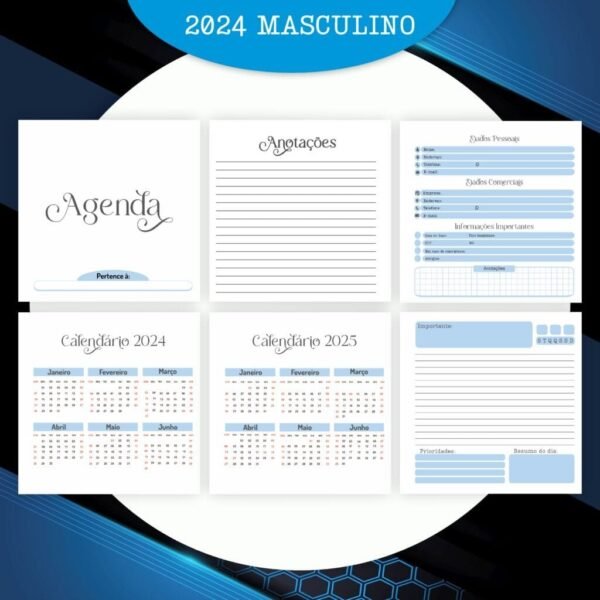 2 Combos 2024 Feminino | Masculino - Encadernação (Pamella) - Imagem 12