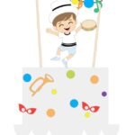 Menino Samba Folia- Topo de Bolo