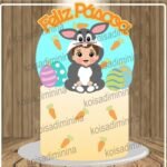 Menino Fantasiado de Coelhinho - Topo de Bolo