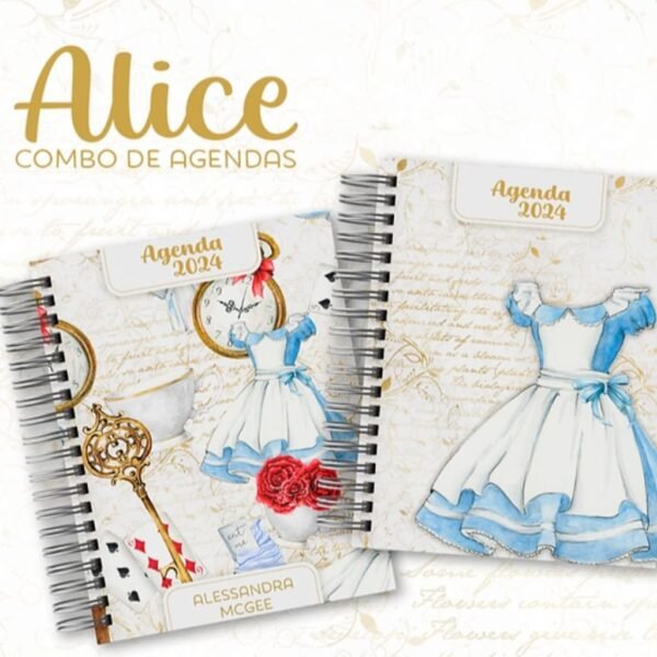 Combo Agendas | Coleção Alice - Imagem 1