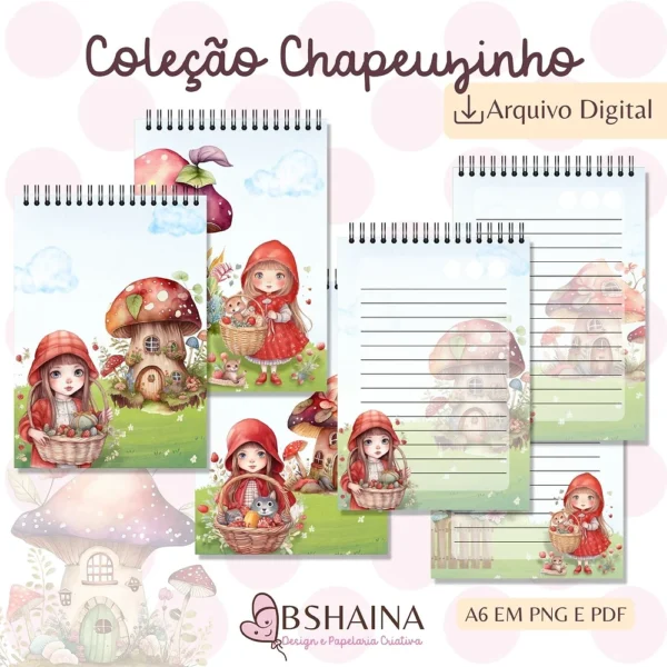 Blocos Chapeuzinho Vermelho - Imagem 1