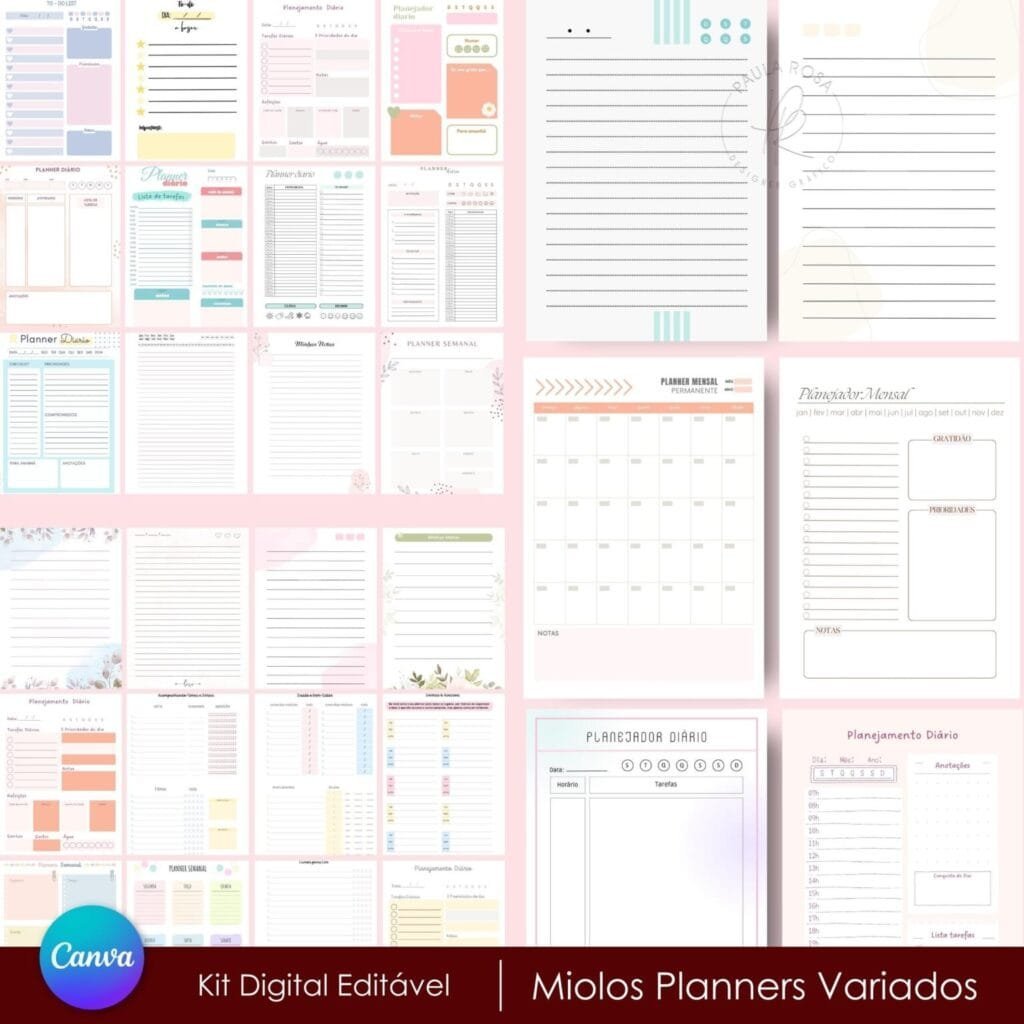 Miolos-Planners-Variados-scaled-1.jpg Kit Miolos Planners Variados - Editáveis no Canva - Imagem 1