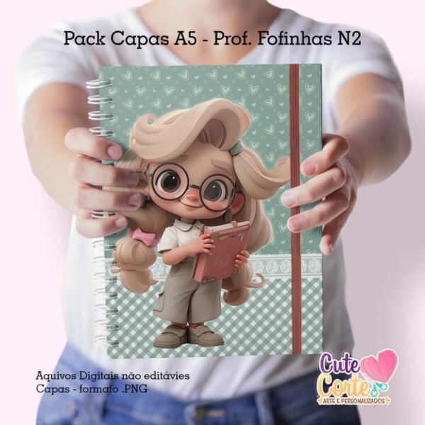 Pack Capas Professoras Fofinhas 2023 - N2 (Cute Corte) - Imagem 11