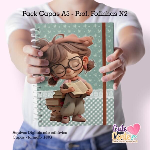 Pack Capas Professoras Fofinhas 2023 - N2 (Cute Corte) - Imagem 4