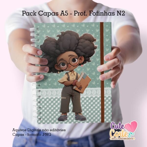 Pack Capas Professoras Fofinhas 2023 - N2 (Cute Corte) - Imagem 3