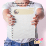 Caderno Pautado A5 + Bloquinho A6 – Preguiça (Cute Corte) - Imagem 3
