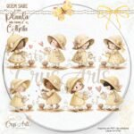 Kit Meninas Regador - Encadernação (Crys Arts) - Imagem 2