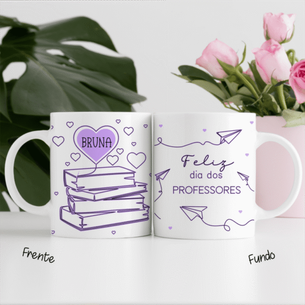 Combo Professores em Linhas - 50 Estampas Canecas (Lontrinhas) - Imagem 8
