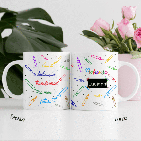 Combo Professores em Linhas - 50 Estampas Canecas (Lontrinhas) - Imagem 10