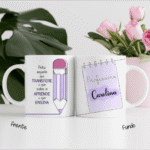 Combo Professores em Linhas - 50 Estampas Canecas (Lontrinhas) - Imagem 18