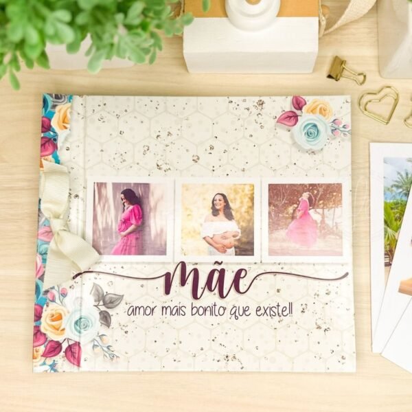 Álbum Dia das Mães - 18x18 cm e Scrap - Imagem 1