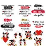 Almofadas Namorados Mickey In Love - Imagem 3