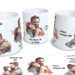 Nenhum Dia - Arte Avulsa para Caneca - Dia dos Pais