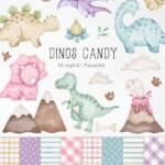 Kit Digital Dinos Candy