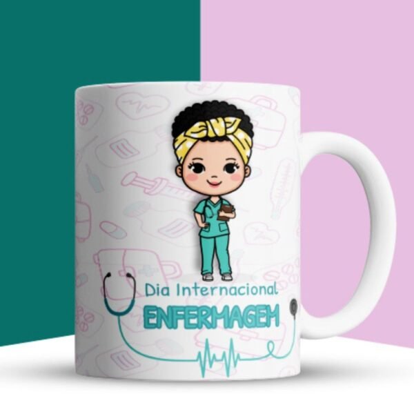 Combo Canecas Dia da Enfermagem 2023 - Nick Design - Imagem 6