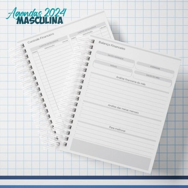 Combo Masculino - Agendas 2024 | Planner Slim | Canecas (Nick Design) - Lançamento 2024 - Imagem 11