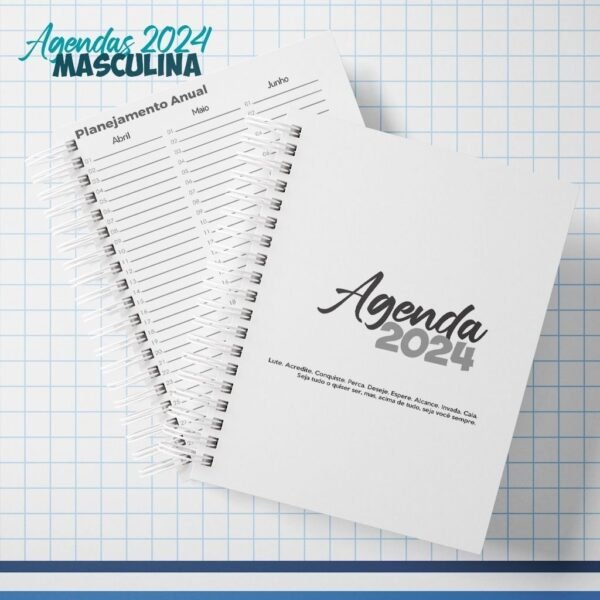 Combo Masculino - Agendas 2024 | Planner Slim | Canecas (Nick Design) - Lançamento 2024 - Imagem 13