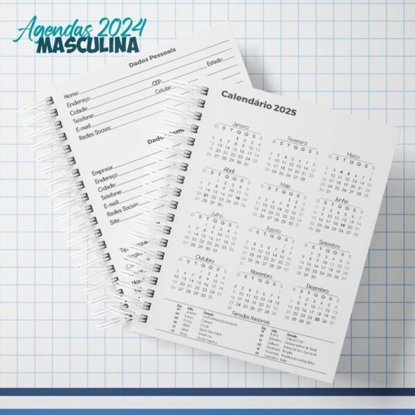 Combo Masculino - Agendas 2024 | Planner Slim | Canecas (Nick Design) - Lançamento 2024 - Imagem 16