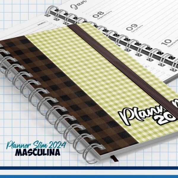 Combo Masculino - Agendas 2024 | Planner Slim | Canecas (Nick Design) - Lançamento 2024 - Imagem 38