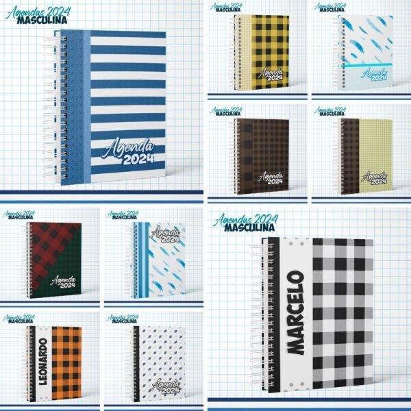 Combo Masculino - Agendas 2024 | Planner Slim | Canecas (Nick Design) - Lançamento 2024 - Imagem 5
