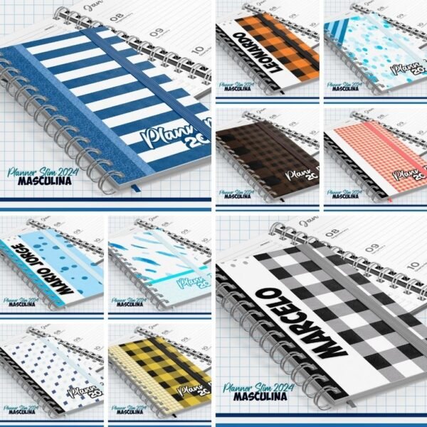 Combo Masculino - Agendas 2024 | Planner Slim | Canecas (Nick Design) - Lançamento 2024 - Imagem 2