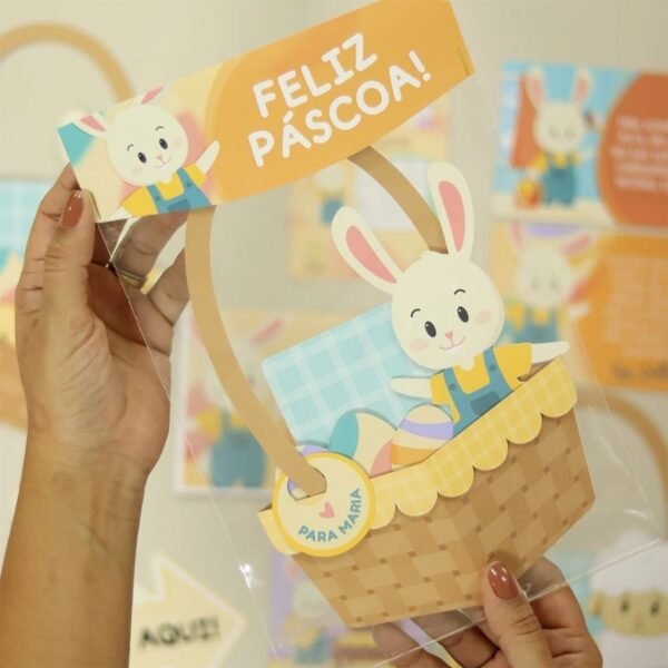 Caça aos Ovos Coelho e Caça ao Tesouro Cristão Cordeiro - Imagem 9
