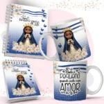 Kit Nossa Senhora Aparecida para Agenda | Caneca | Bloquinhos - Imagem 2