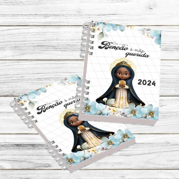 Kit Nossa Senhora Aparecida para Agenda | Caneca | Bloquinhos - Imagem 7