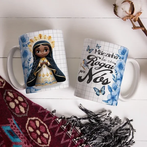 Kit Nossa Senhora Aparecida para Agenda | Caneca | Bloquinhos - Imagem 10