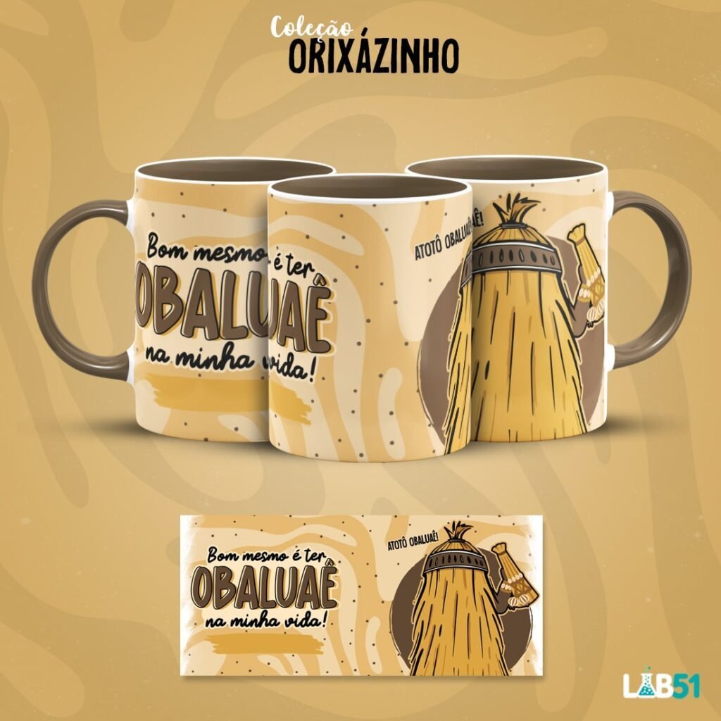Obaluae-1-min-scaled-2.jpg Orixazinhos - Estampas Canecas (Lab 51) - Imagem 37