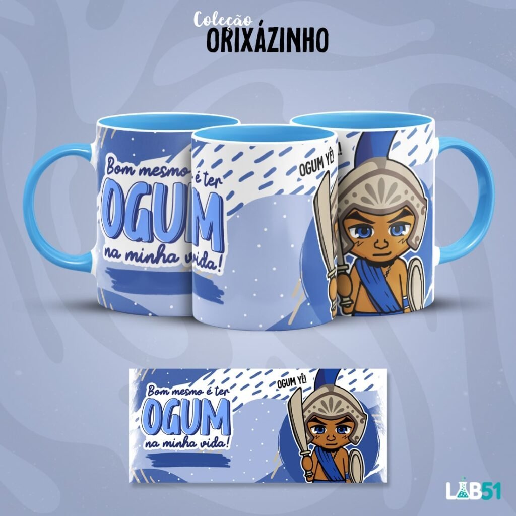 Ogum-1-min-scaled-2.jpg Orixazinhos - Estampas Canecas (Lab 51) - Imagem 29