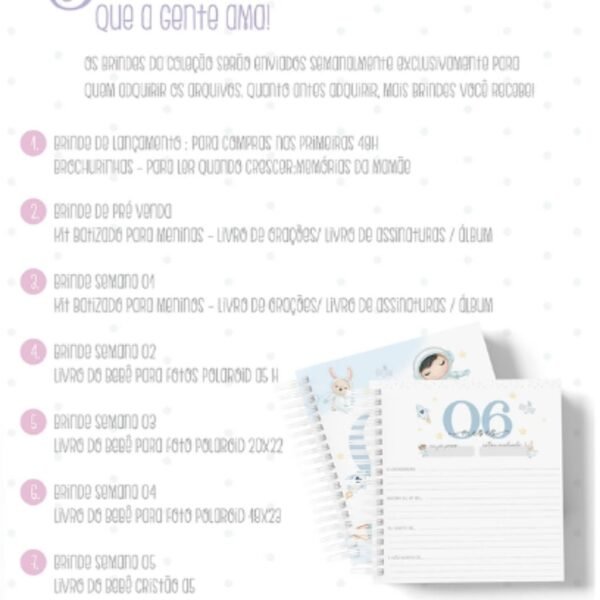 Combo Maternidade Pequenos Tesouros (Papel Amado) - Imagem 3