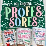 Lançamento Professores 2023 - Estampas Canecas (Abacaxi)