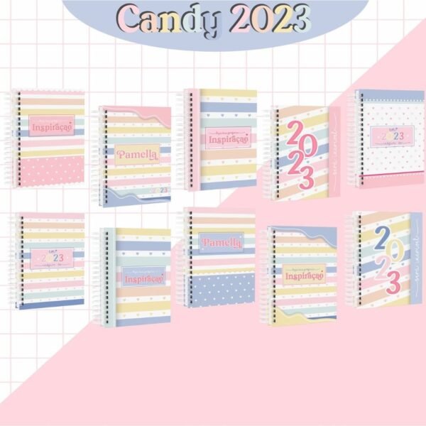 Combo Agendas Candy 2023 - Imagem 1