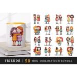 Pack 364 Estampas Cute - Canecas - Imagem 10