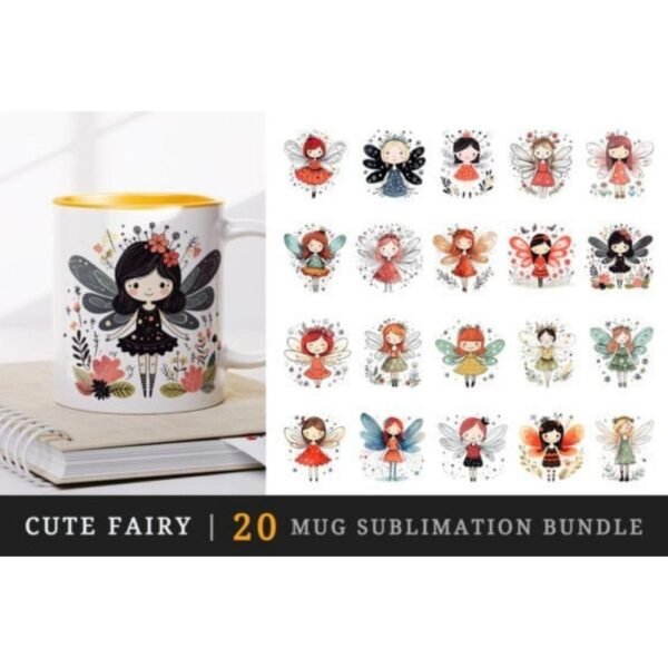 Pack 364 Estampas Cute - Canecas - Imagem 11