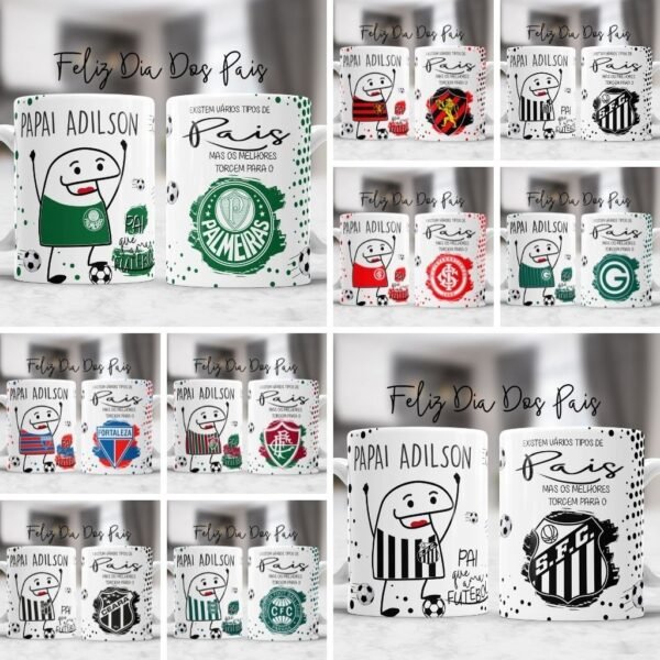 Artes Caneca Times Flork - Dia dos Pais - Imagem 3