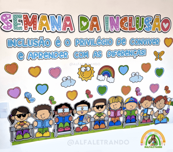 Atividade Alfabetizando - Painel Semana da Inclusão - Imagem 1