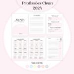 35 Profissões 2024 - Coleção Clean Feminino - 20 Cores Capas | 06 Cores Miolos (Pamella) - Imagem 16